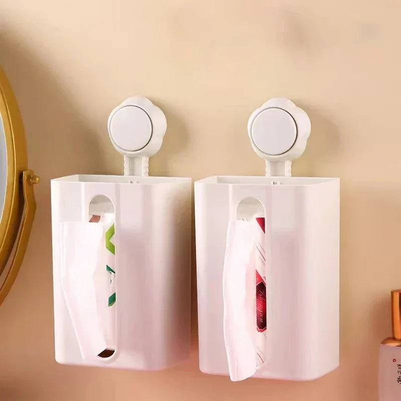 Tissue box holder with a standard tissue box inserted