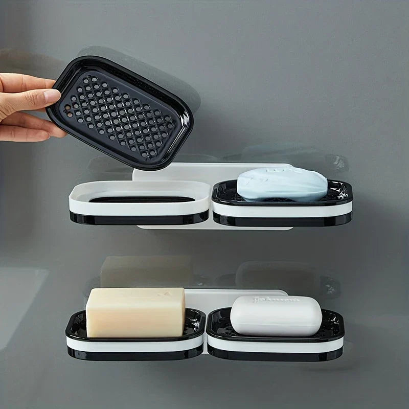 Leaf Shape Self Draining Soap Dish Holder
