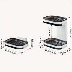 Leaf Shape Self Draining Soap Dish Holder