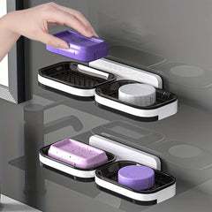 Leaf Shape Self Draining Soap Dish Holder