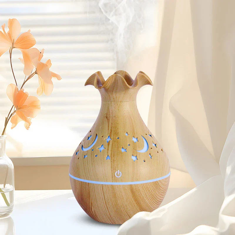 Light Wood Grain Aroma Essential Oil Diffuser