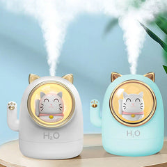 Cute humidifier diffuser with lucky cat design