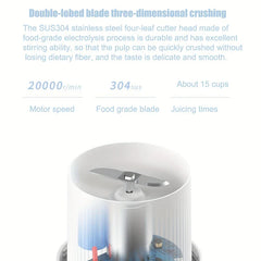 Magnetic Charging Portable Blender Juicer