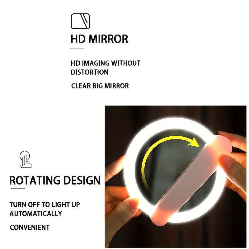 Magnetic Detachable Led Makeup Mirror