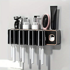 Magnetic Toothbrush Holder Set With Cups