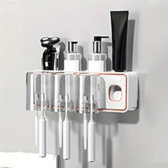 Magnetic Toothbrush Holder Set With Cups