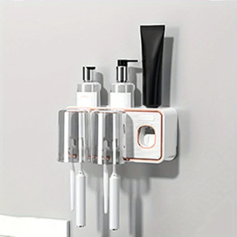Magnetic Toothbrush Holder Set With Cups