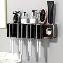 Magnetic Toothbrush Holder Set With Cups
