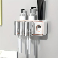 Magnetic Toothbrush Holder Set With Cups
