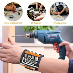 Magnetic Wristband Tool Holder for Screws Nails