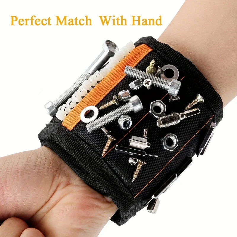 Magnetic Wristband Tool Holder for Screws Nails