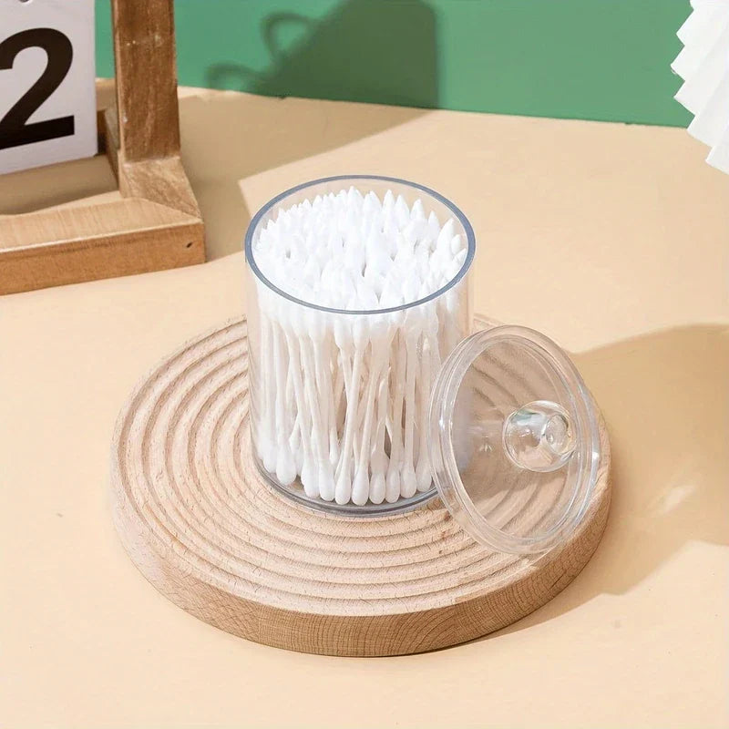 Makeup Brush Holder With Cotton Swab Pad Dispenser