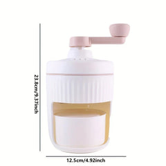 Manual Hand Crank Ice Crusher Shaver