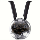 Manual Salt Pepper Grinder Set Glass Bottle