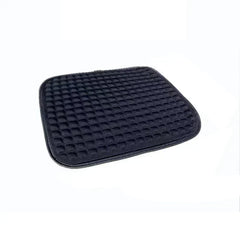 Memory Foam Car Seat Cushion - Angled view of black textured seat pad showing contoured edge