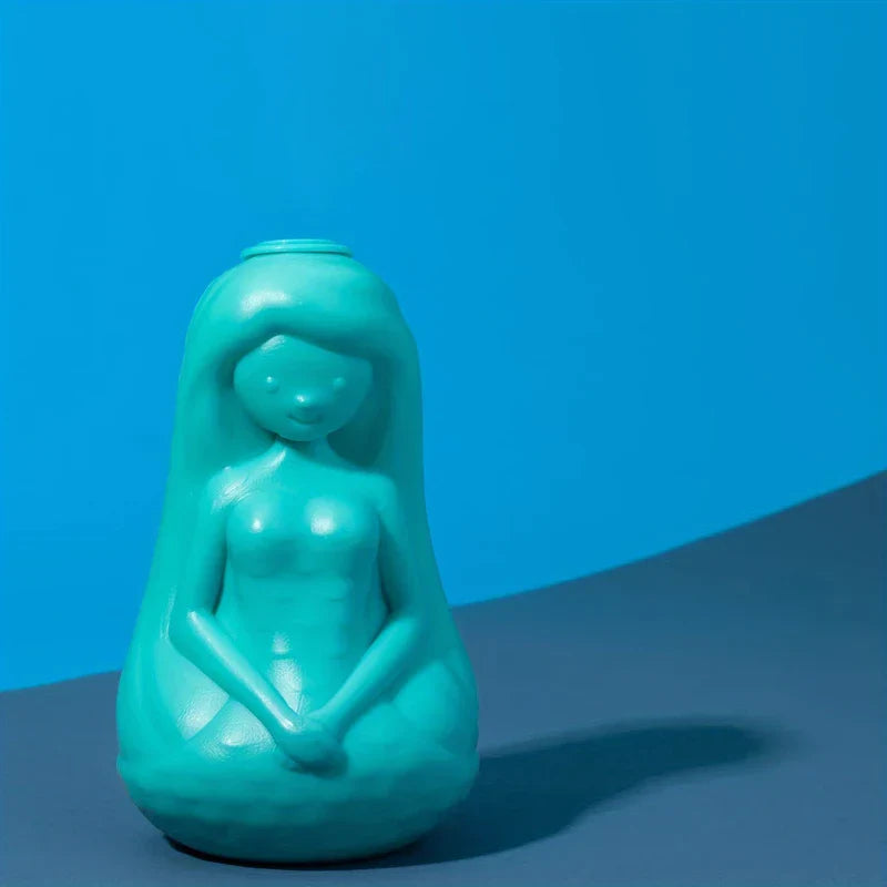 Mermaid Automatic Toilet Bowl Cleaner Blue Bubble