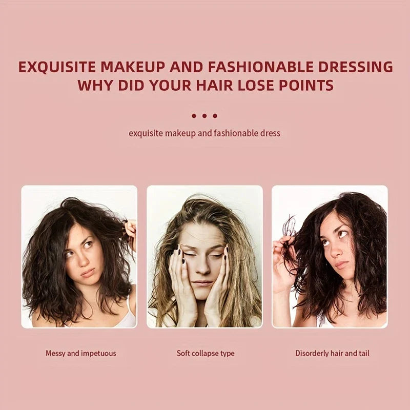 Mini 2-in-1 Hair Straightener Curling Iron Travel