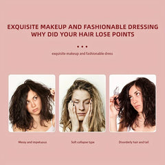 Mini 2-in-1 Hair Straightener Curling Iron Travel