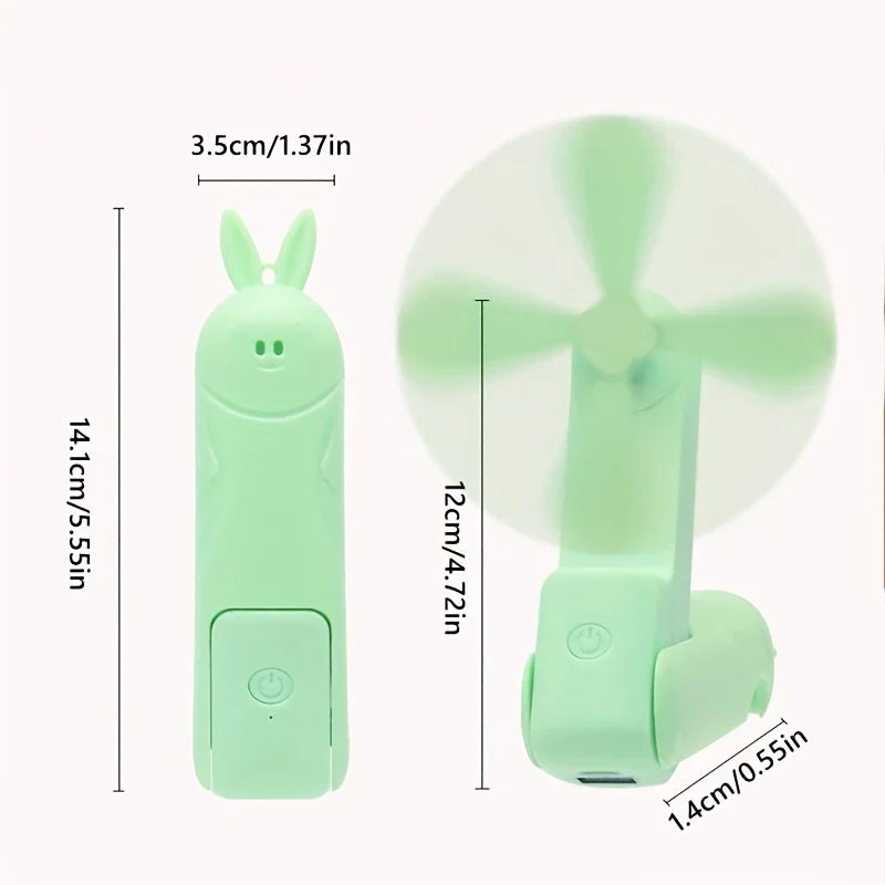 Mini Foldable Handheld USB Rechargeable Fan