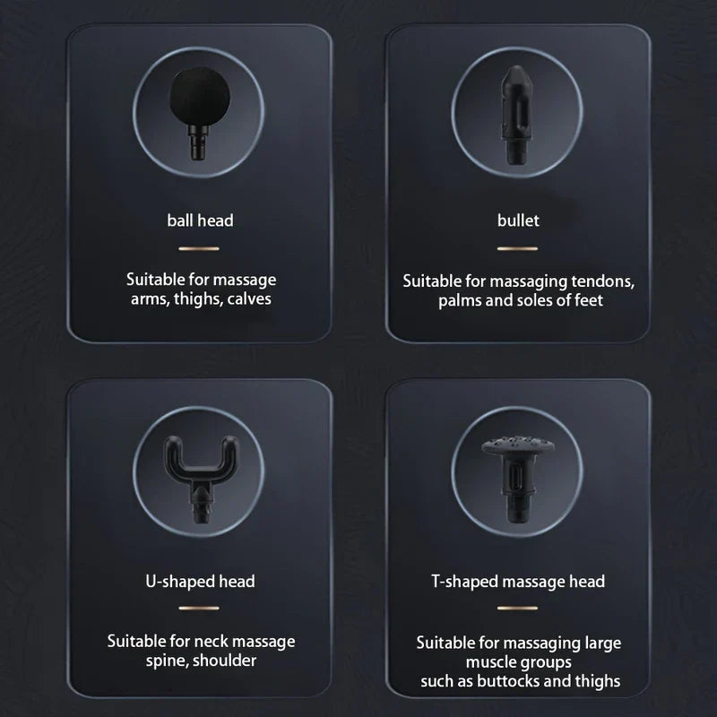 Mini Handheld Electric Massage Gun USB Rechargeable