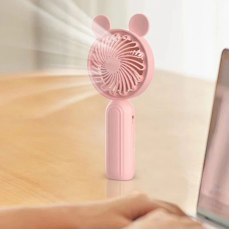 Mini Manual Handheld Squeeze Fan