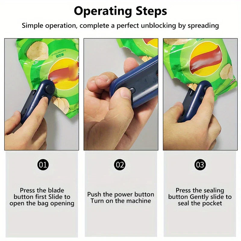 Mini Portable Bag Sealer Heat Sealing Machine