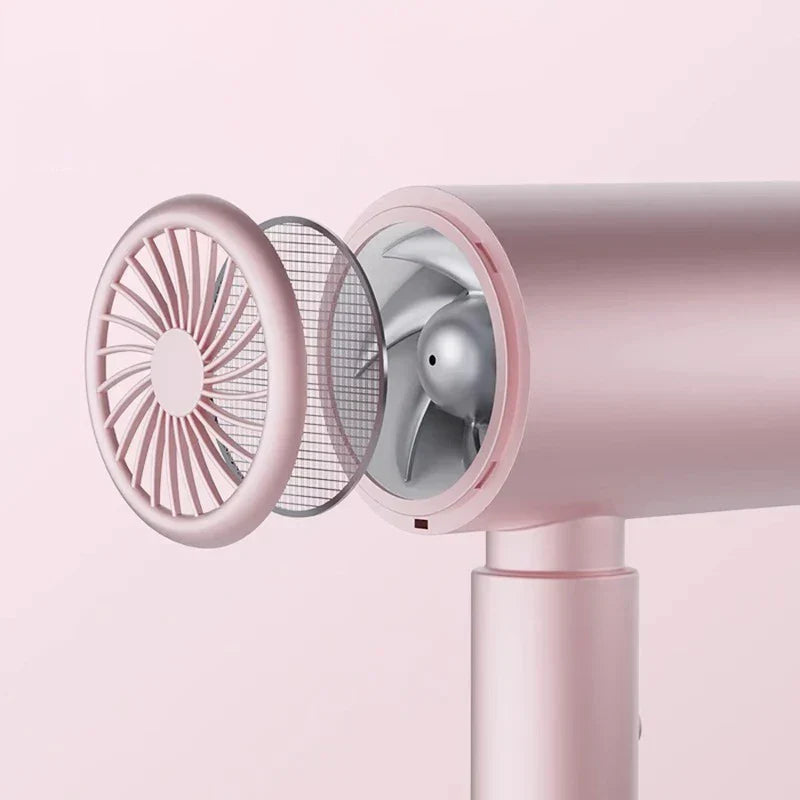 Compact travel hair dryer