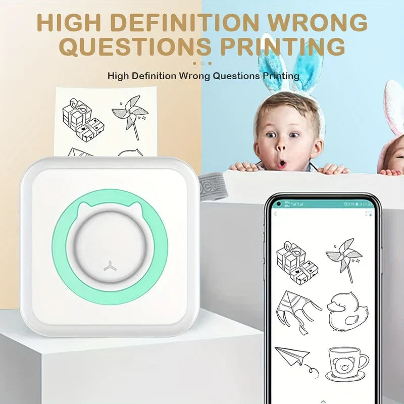 Mini Portable Pocket Thermal Photo Printer