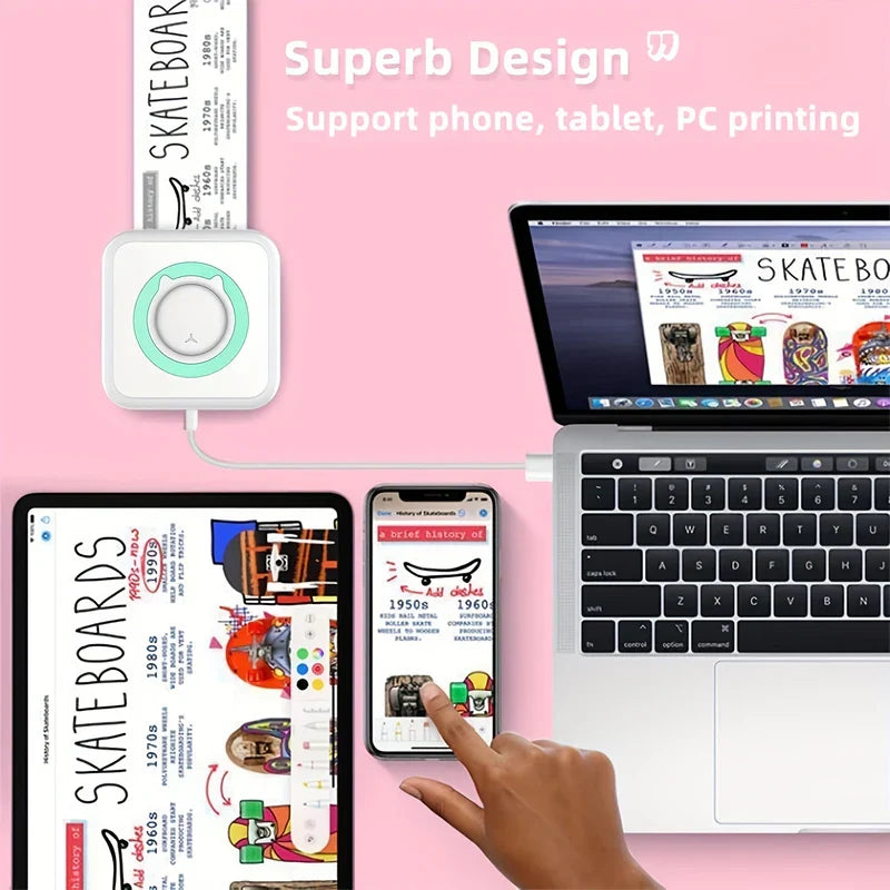 Mini Portable Pocket Thermal Photo Printer