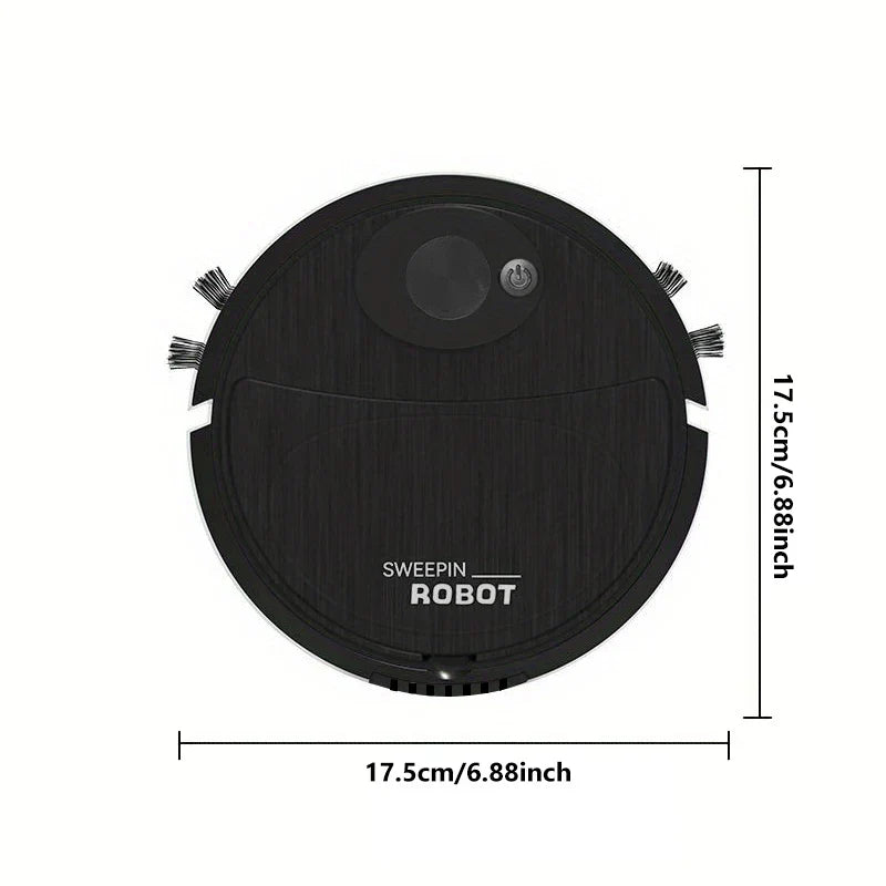 Mini Robot Vacuum Cleaner Sweeper Mop 3-In-1