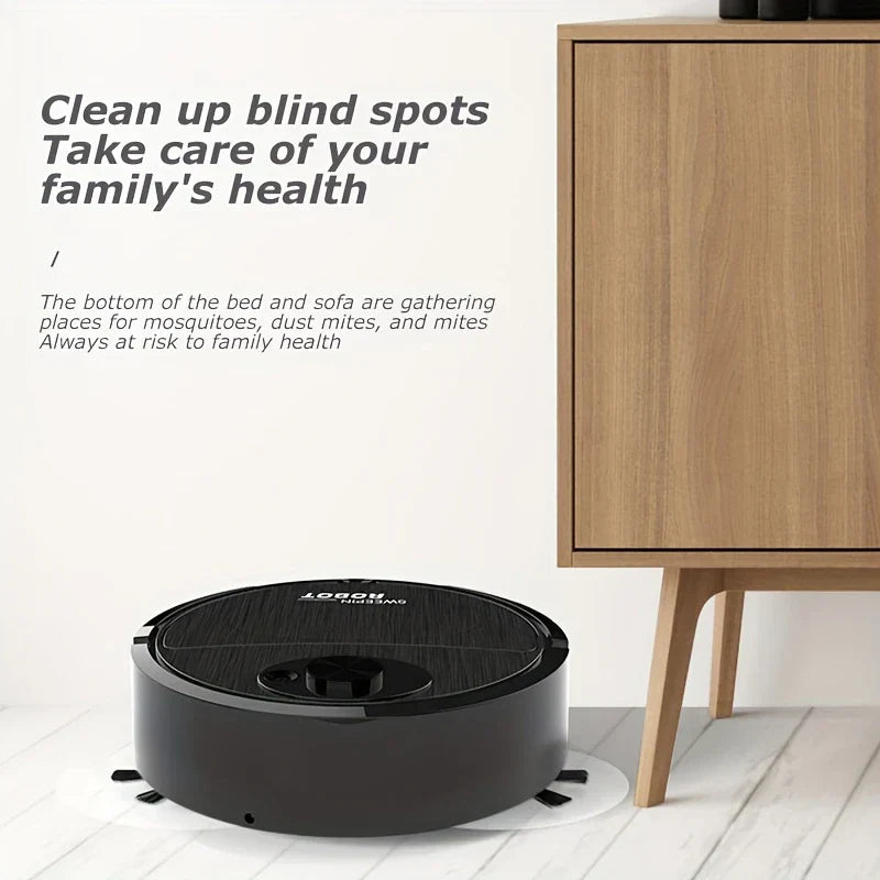 Mini Robot Vacuum Cleaner Sweeper Mop 3-In-1