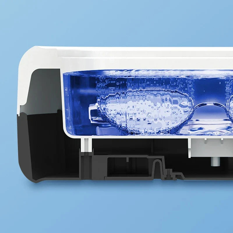 Mini Ultrasonic Cleaner Machine Jewelry Glasses