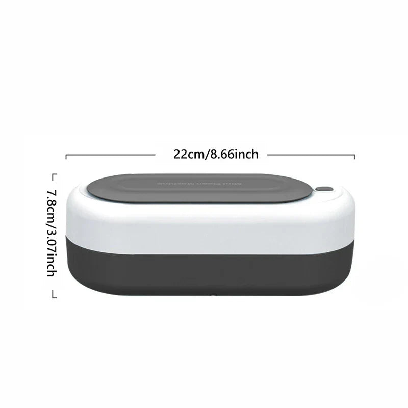 Mini Ultrasonic Cleaner Machine Jewelry Glasses