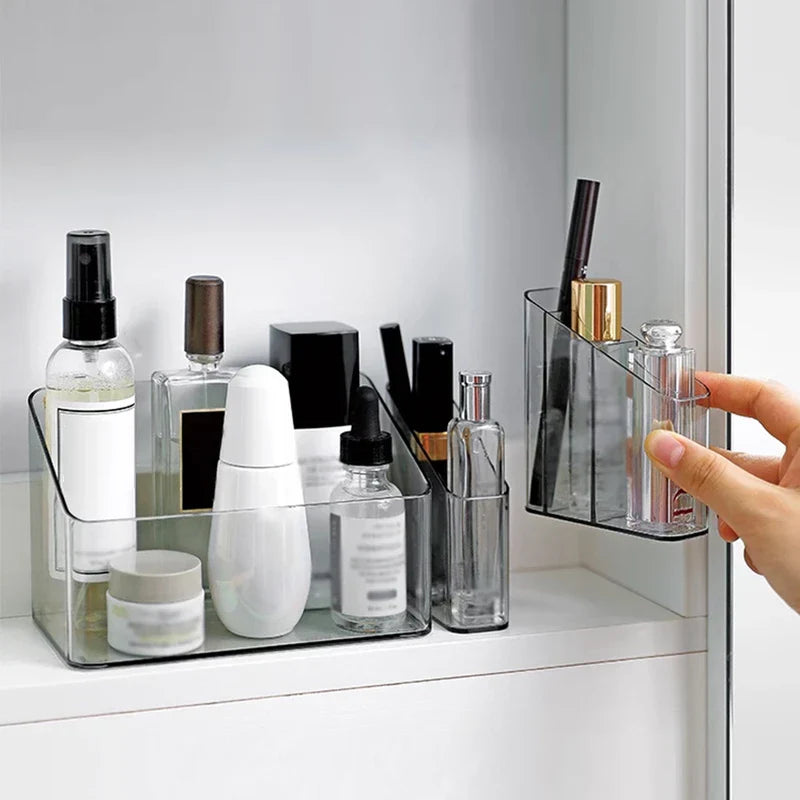 Mirrored Glass Storage Organizer Box