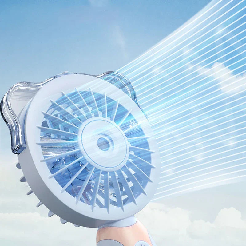 Humidifier - Close-up of fan unit showing directed airflow against a sky background