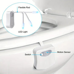 Motion Activated LED Toilet Night Light