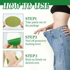 Mugwort Herbal Slimming Detox Waist Patch