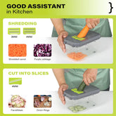 Multi-Piece Vegetable Slicer Chopper Set