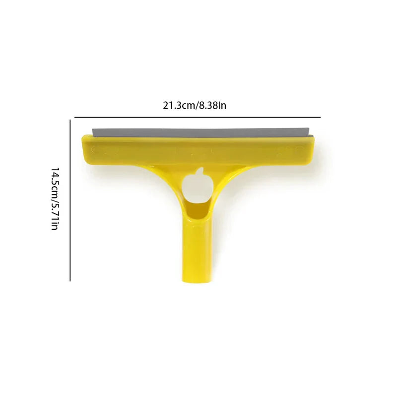 Multifunctional Glass Window Squeegee Brush Cleaner