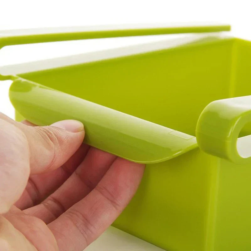 Storage box organizer placed in a home setting