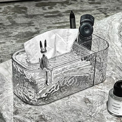 Multifunctional Tissue Box Holder Organizer Storage