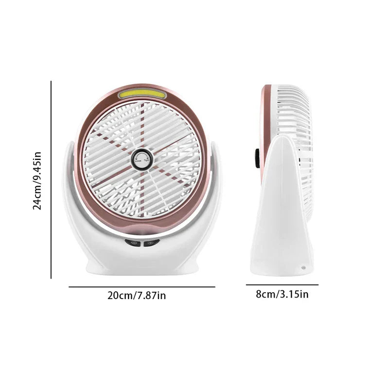 Multifunctional Usb Rechargeable Desk Fan