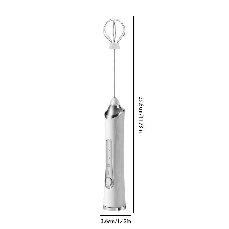 New #3 Electric Milk Frother Whisk (Dual Head)