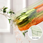 New Crystal Base Vegetable Chopper Slicer Dicer