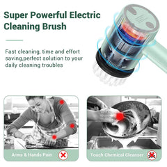 New Electric Spin Scrubber Cleaning Brush