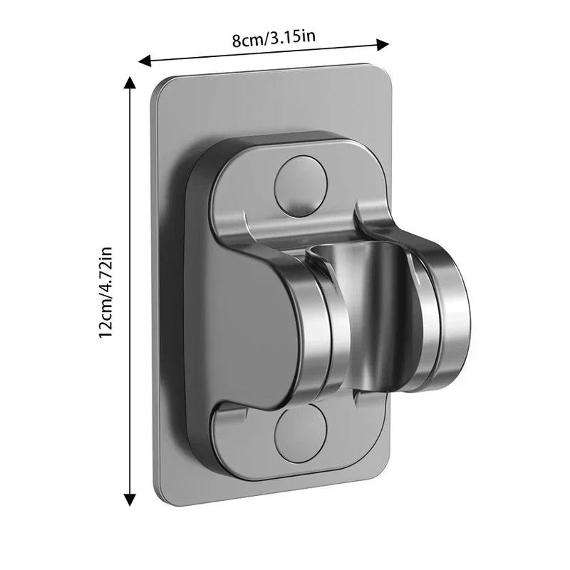 No Drilling Adhesive Shower Head Holder Bracket