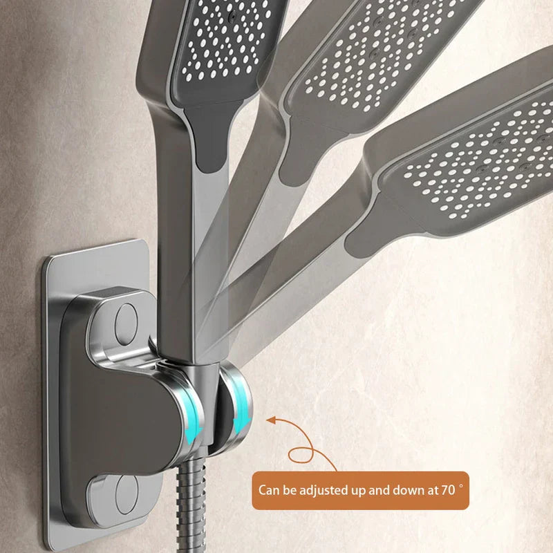 No Drilling Adhesive Shower Head Holder Bracket
