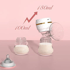 Pumping system kit with clear collection bottle and accessories