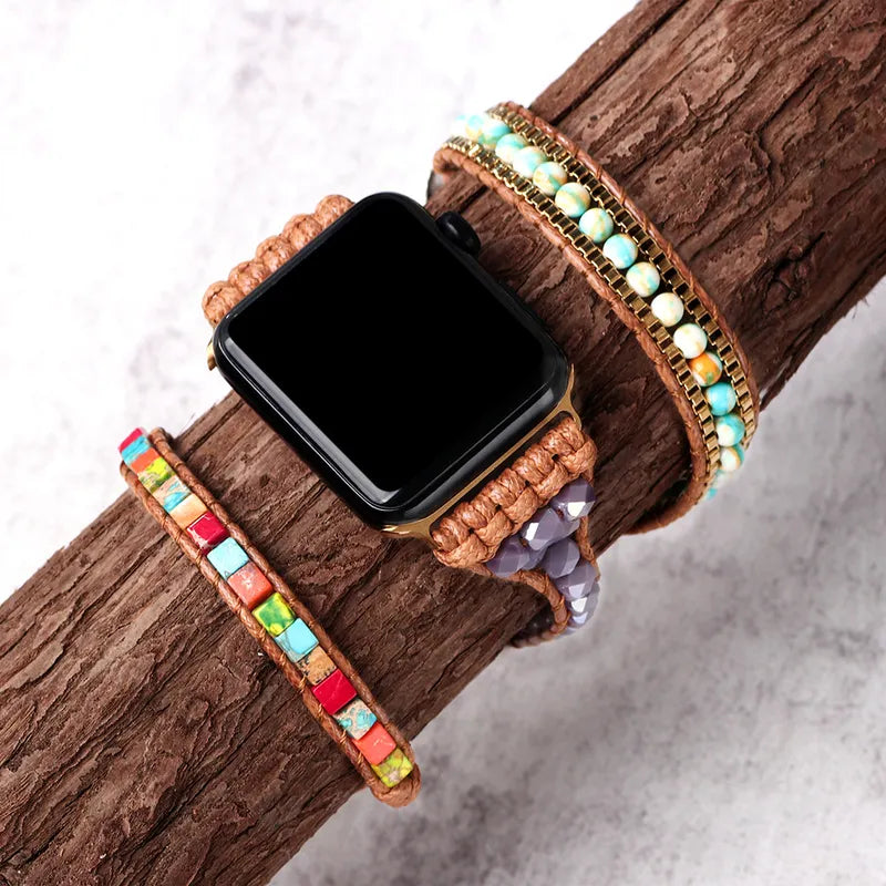 ZenStrap: 7 Chakra Boho Wrap Band for Apple Watch New HomeGoods