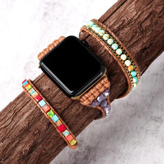ZenStrap: 7 Chakra Boho Wrap Band for Apple Watch New HomeGoods
